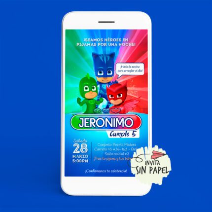 Tarjeta de Invitación Digital Para Cumpleaños