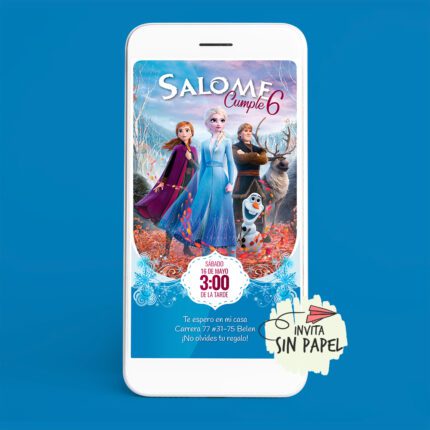 Tarjeta de Invitación Digital Para Cumpleaños