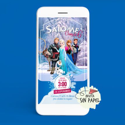 Tarjeta de Invitación Digital Para Cumpleaños