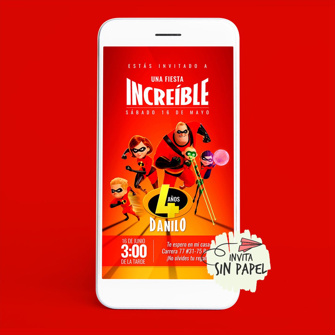 Tarjeta de Invitación Digital Para Cumpleaños Tarjeta de Invitación Digital Para Cumpleaños