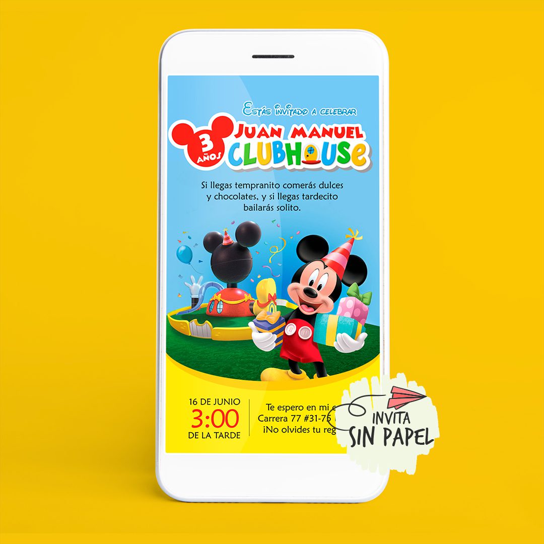 Tarjeta de Invitación Digital Para Cumpleaños Tarjeta de Invitación Digital Para Cumpleaños