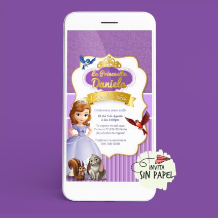 Tarjeta de Invitación Digital Para Cumpleaños