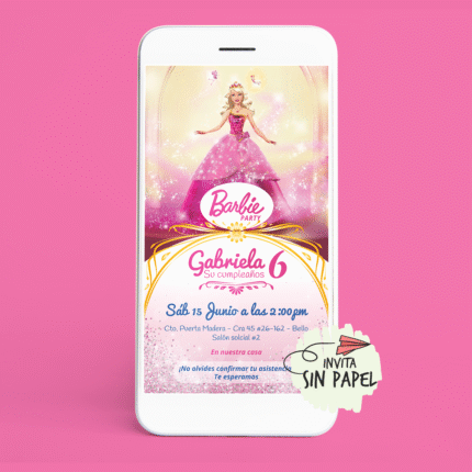 Tarjeta de Invitación Digital Para Cumpleaños