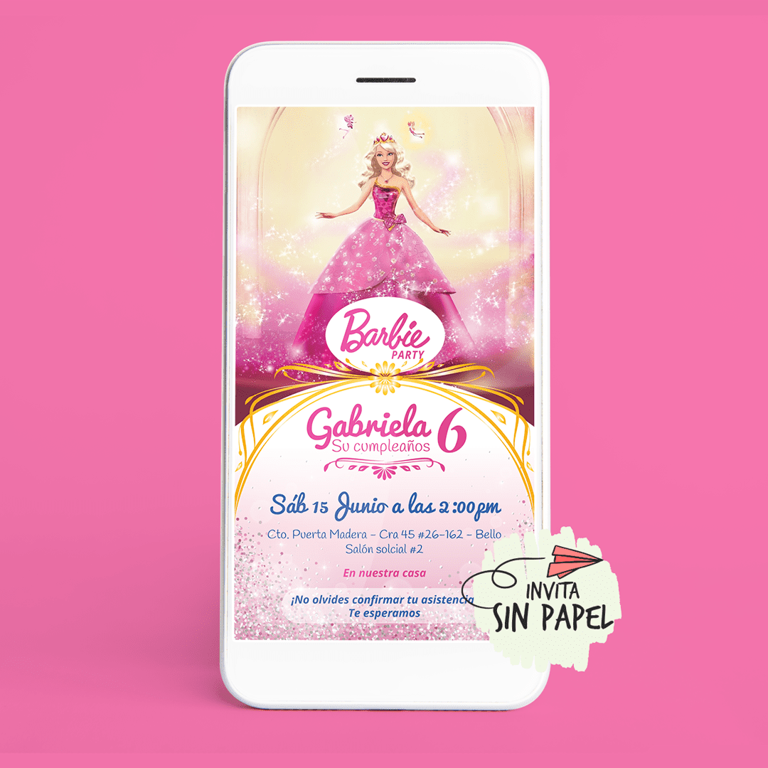 Tarjeta de Invitación Digital Para Cumpleaños Tarjeta de Invitación Digital Para Cumpleaños