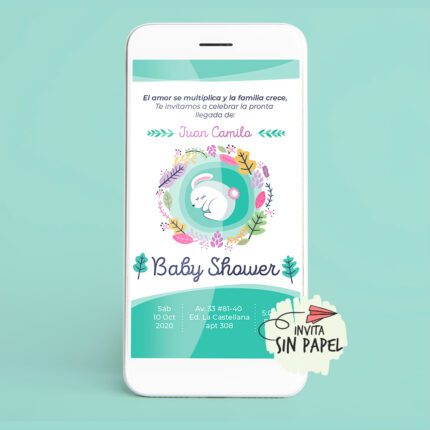 Conejito – Tarjeta de Invitación Digital Para Cumpleaños