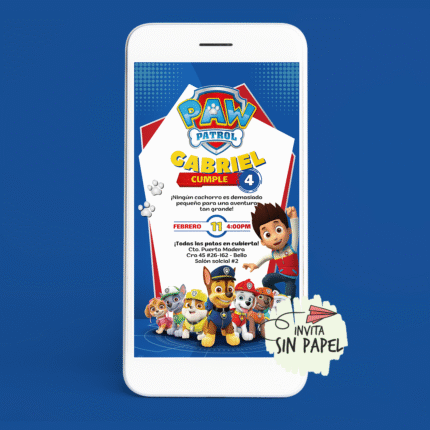 Tarjeta de Invitación Digital Para Cumpleaños