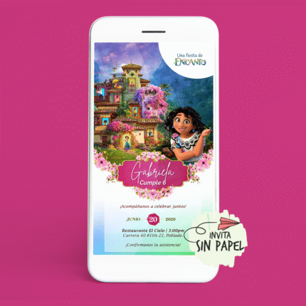 Tarjeta de Invitación Digital Para Cumpleaños