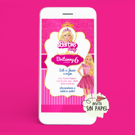 Tarjeta de Invitación Digital Para Cumpleaños