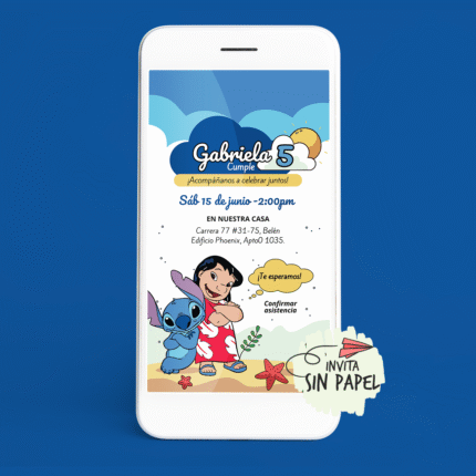 Tarjeta de Invitación Digital Para Cumpleaños