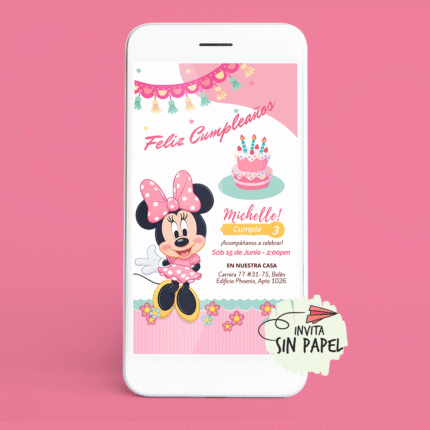 Tarjeta de Invitación Digital Para Cumpleaños