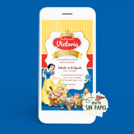 Tarjeta de Invitación Digital Para Cumpleaños