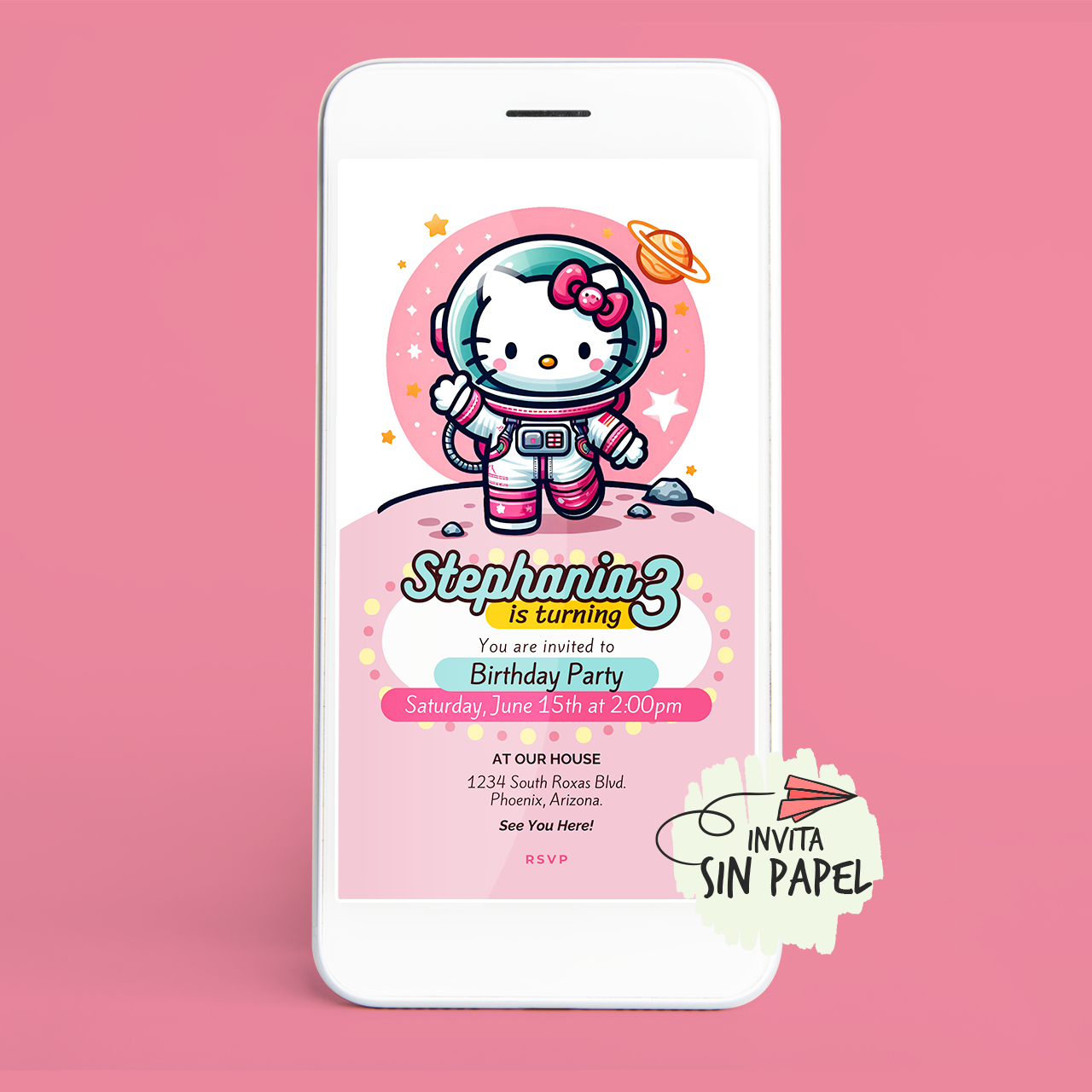 - Tarjeta de Invitación Digital Para Cumpleaños - Tarjeta de Invitación Digital Para Cumpleaños